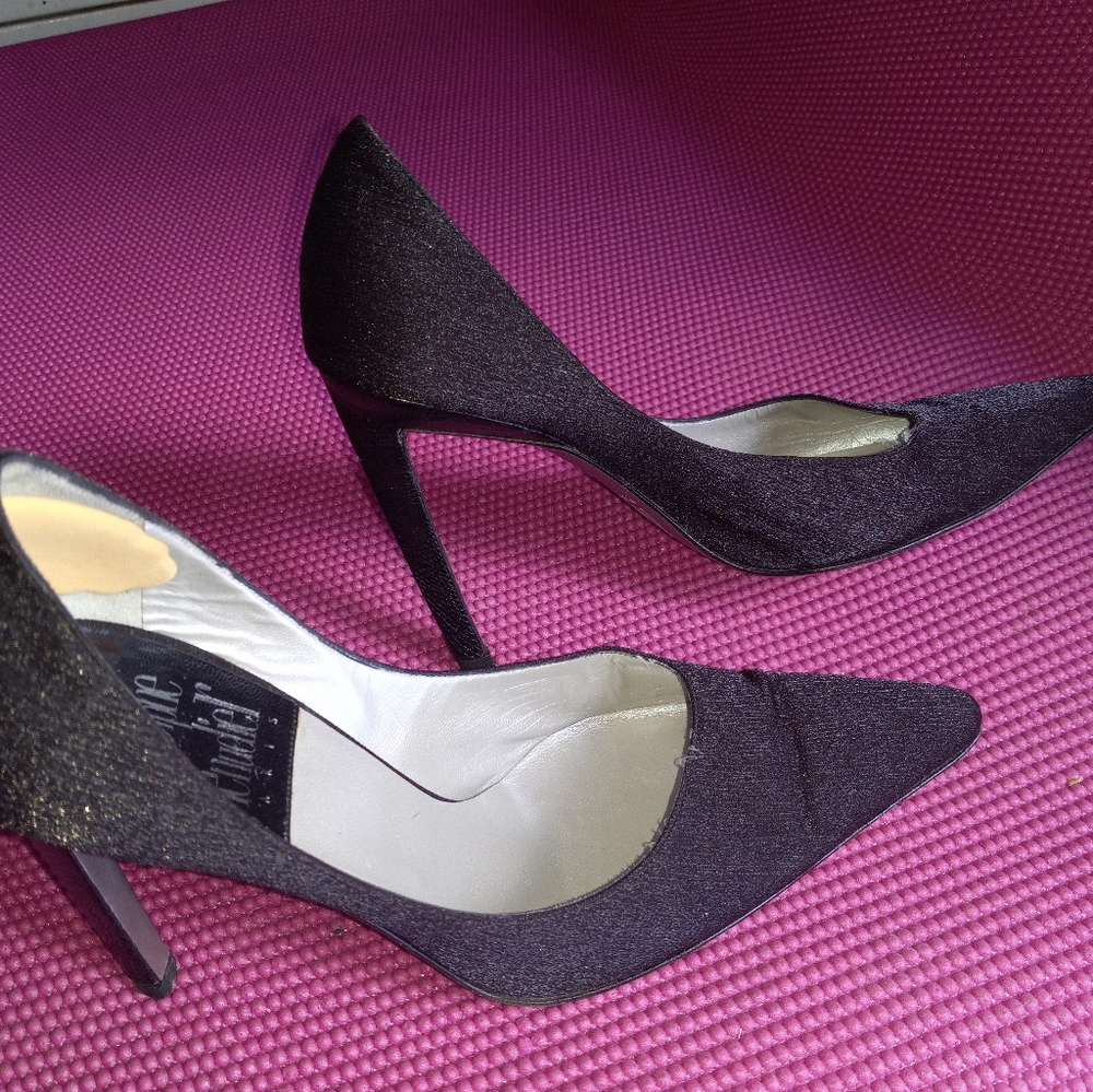 Rodolphe menudier Black Metallic stiletto heels 👠